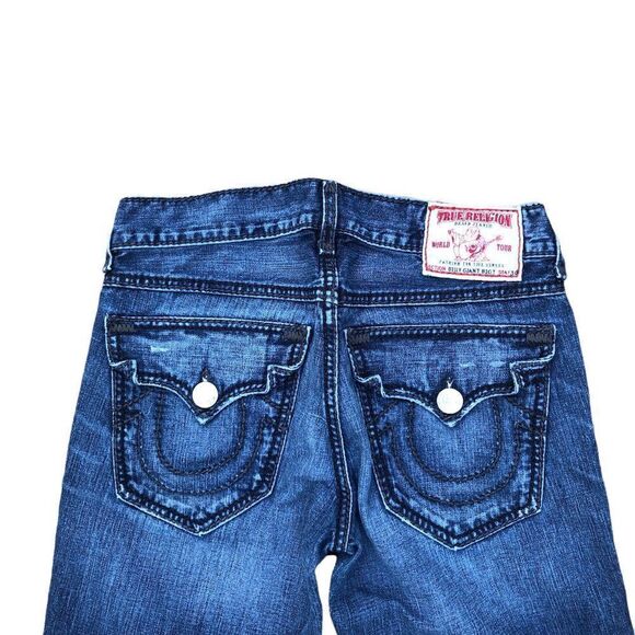 Vintage True Religion Jeans Size 32 BILLY GIANT BIG T Blue - Picture 2 of 8